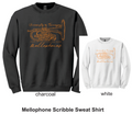 Mellophones Gildan Crewneck Sweatshirt SF000 - Charcoal