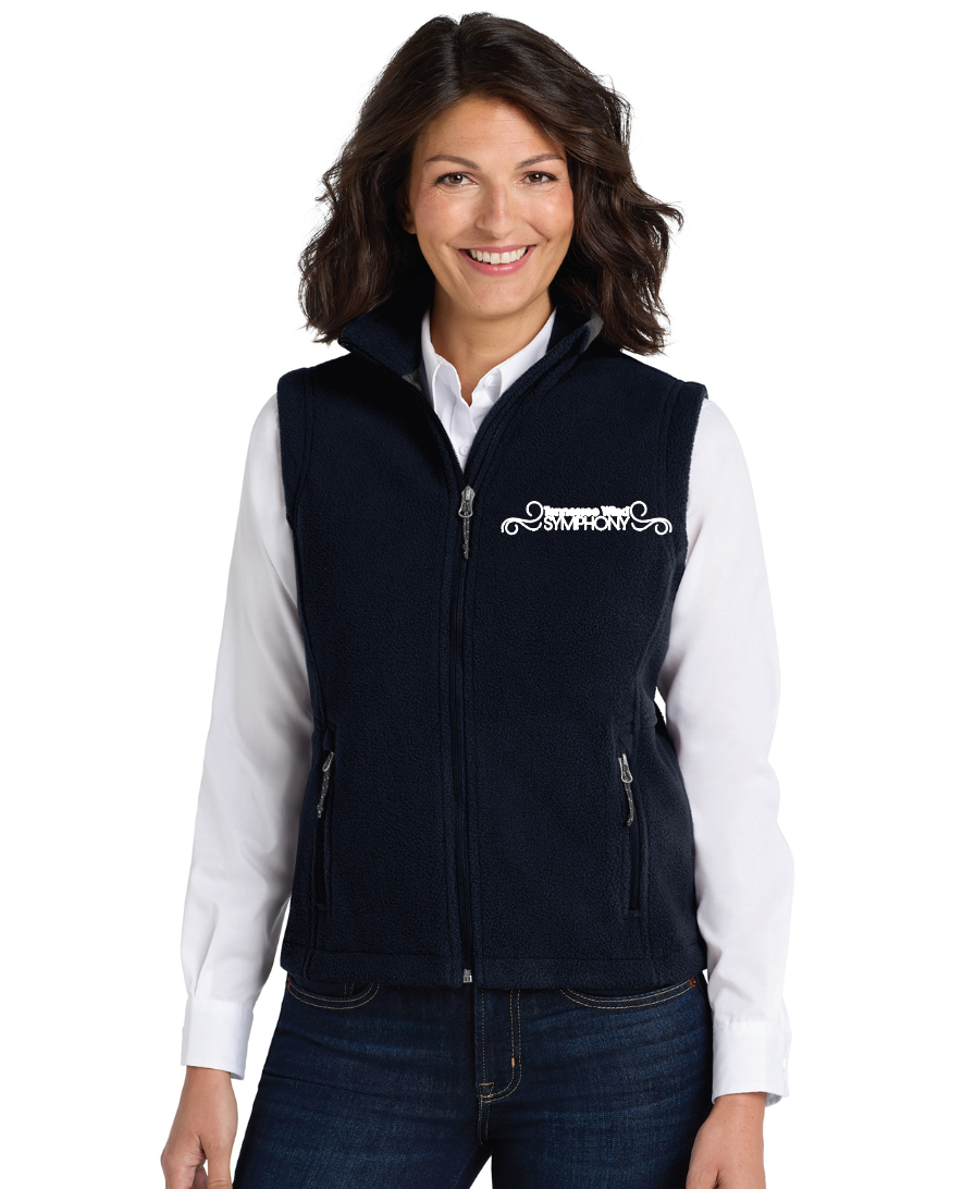 Fleece Vest Women's Navy