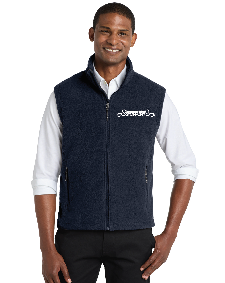 Fleece Vest Men's Navy