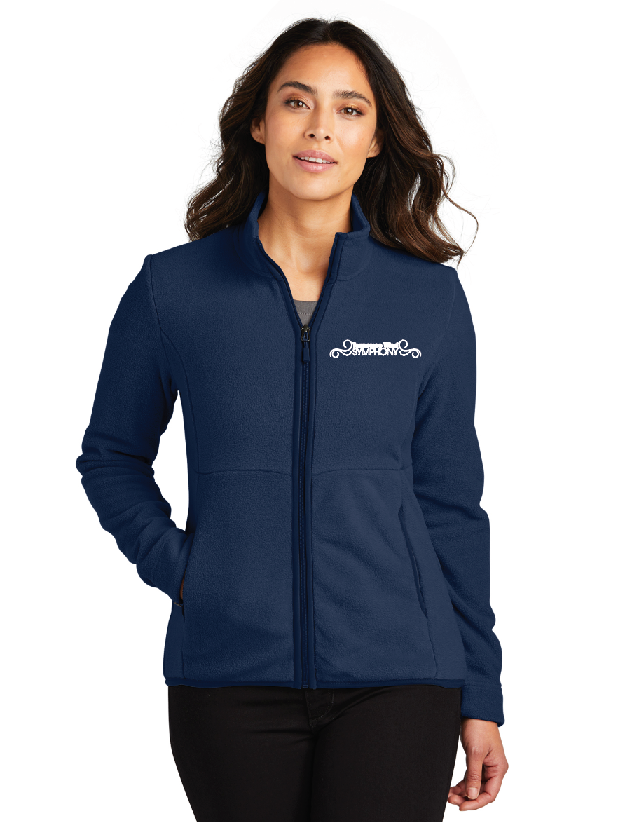 Full Zip Fleece Jacket Women's Navy