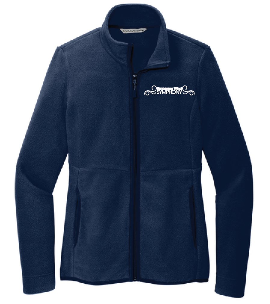 Full Zip Fleece Jacket Women's Navy