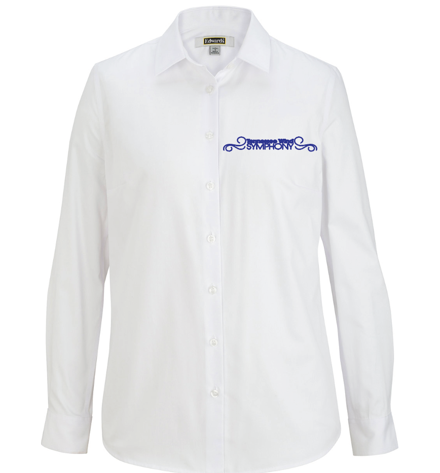 Oxford Button Down Women's Shirt White