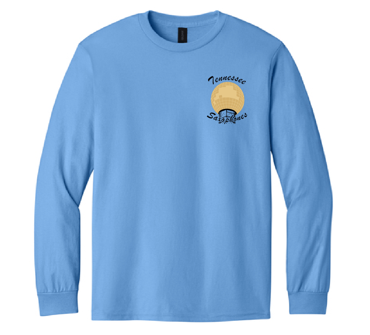 Saxophone Lt Blue Long Sleeve