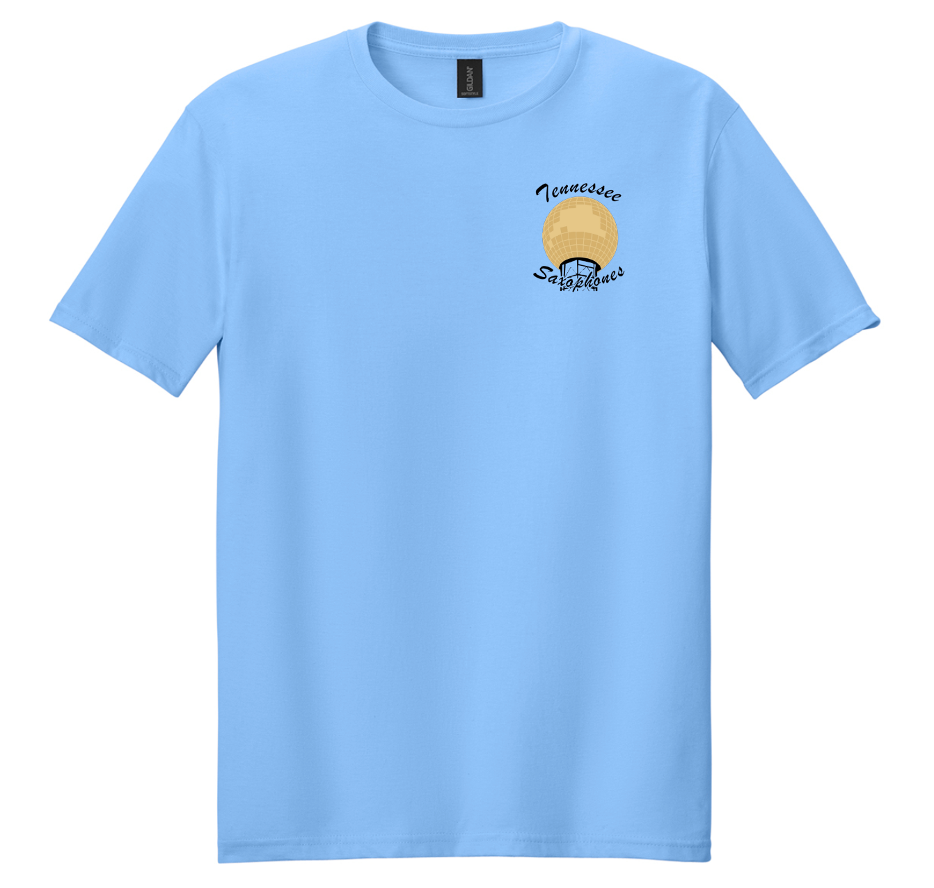 Saxophone Light Blue T-shirt