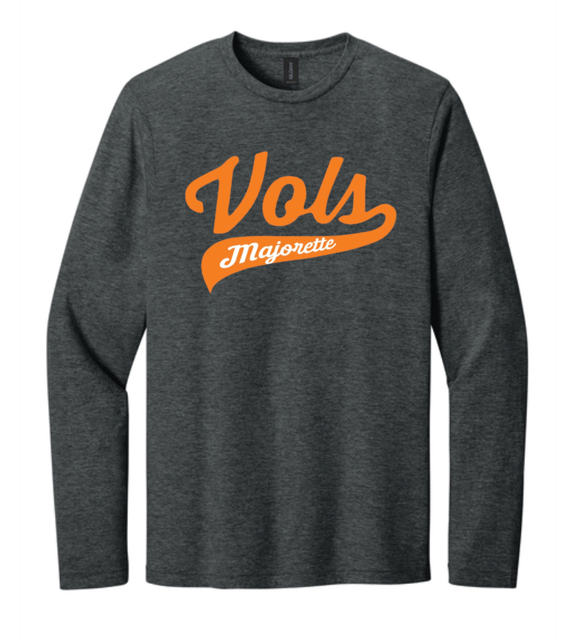 Majorette Long Sleeve Gildan 64400 - Heather Dark Grey