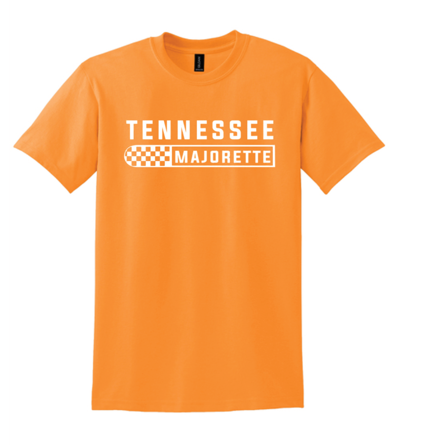 Tennessee Majorette Tshirt 8000 Tennessee Orange