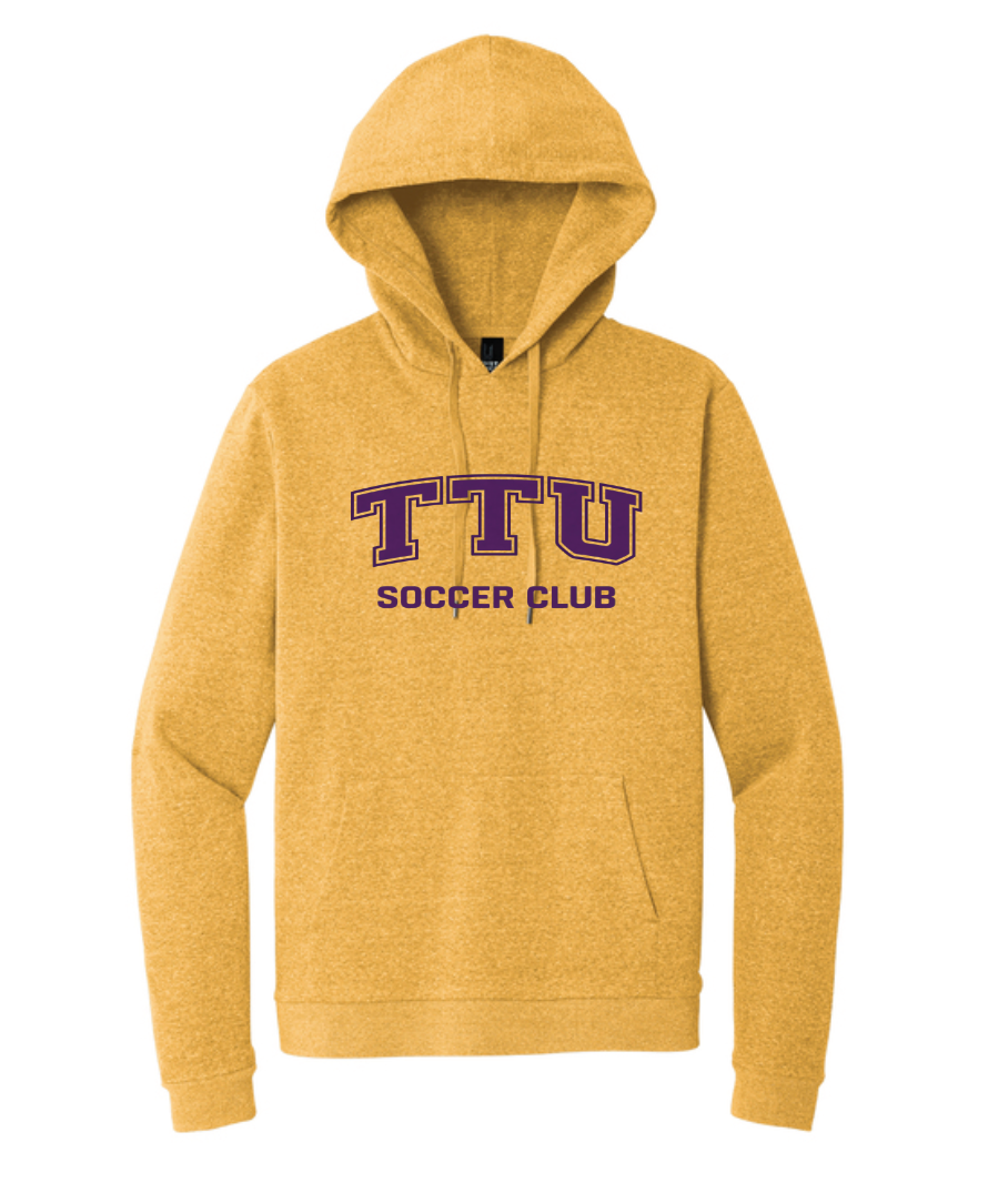 TSC District Tri Fleece Hoodie DT1300 - Ochre Yellow Heather