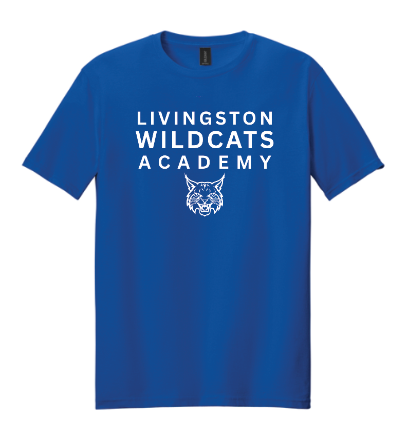 Livingston Academy 64000 Royal Blue T-shirt