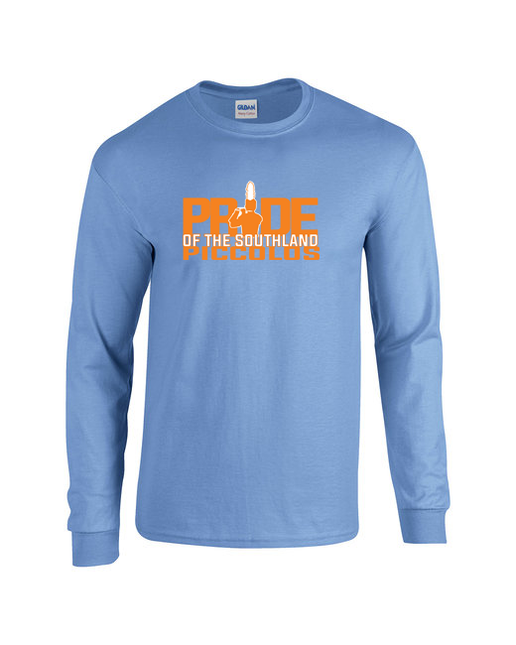 UT Piccolos Col. Blue Long Sleeve Tee